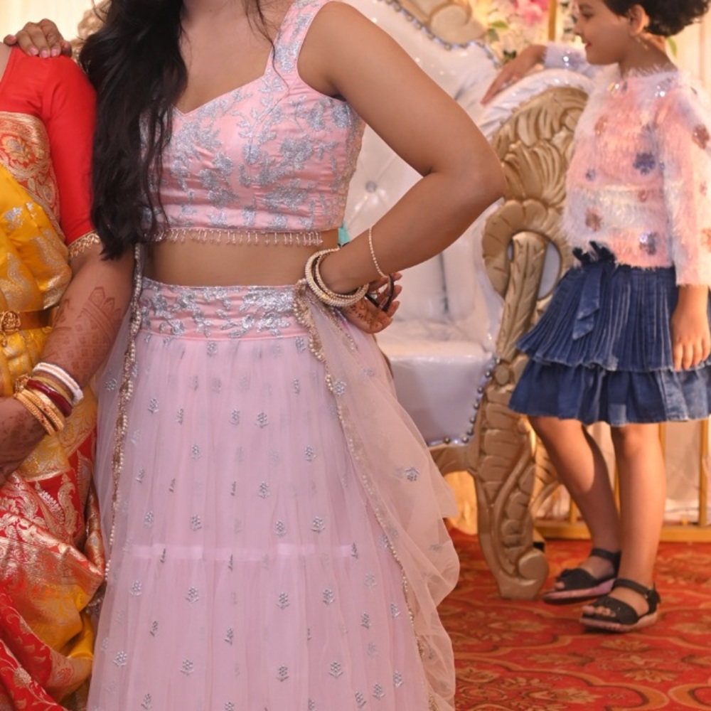 Pink lehenga